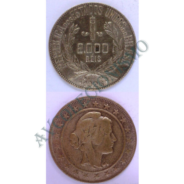 MPR 712 - Moeda 2000 Reis - Prata - 1926 - SOB