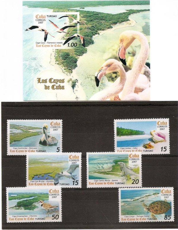 Cuba - Serie de selos - Os Cabos de Cuba - 2007