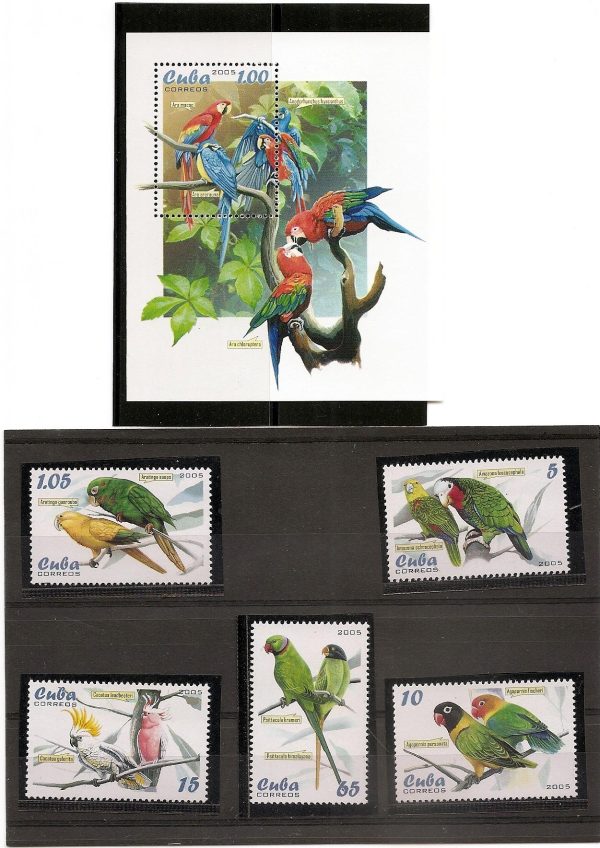 Cuba - Serie de selos - Aves -  2005
