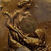 Folder com  Moedas 1000 Reis - Bronze/Alumínio - 1928 - Brasil