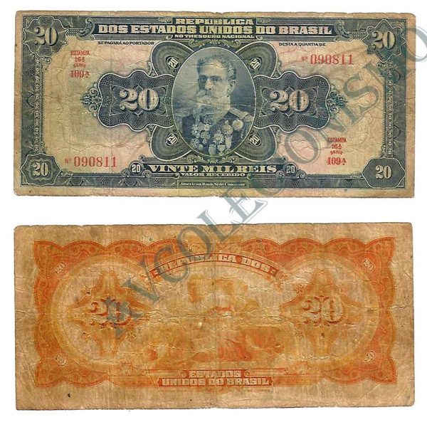 R119D  - 20 Mil Reis - 1942 - MBC