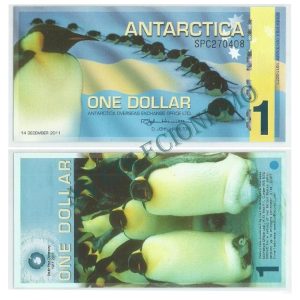 Cédula Fantasia - Antárctica - 1 Dollar - 2011 - FE