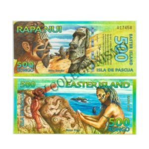 Cédula Fantasia - Ilha da Pascoa -  500 Rongo - 2011 - FE