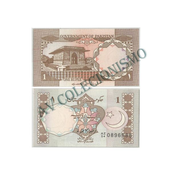 Cédula - Paquistão - Km027g - 1 Rupia - 1987 - FE