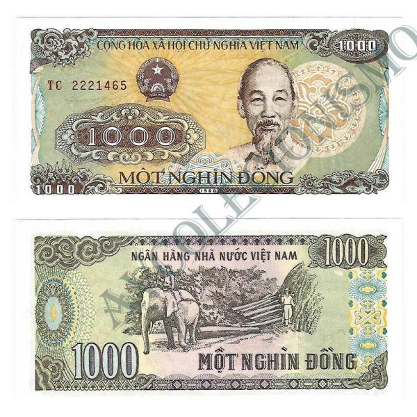 Cédula - Vietnam - Km106a - 1000 Dong - 1988 - FE