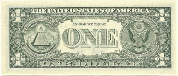 Cédula - Estados Unidos - Km530 - 1 dólar - 2009 - San Francisco - FE