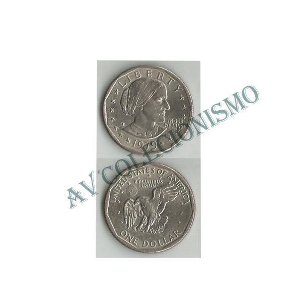 Moeda Estados Unidos da América - Km207 - One Dollar - 1979S - FILLED "S"