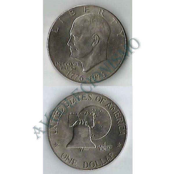 Moeda Estados Unidos da América - Km206 - One Dollar - 1976 - Tipo II