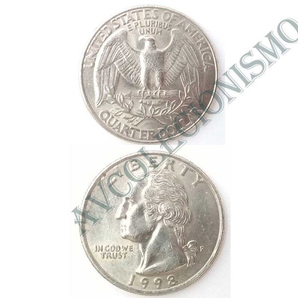 Moeda Estados Unidos da América - Km164a - Quarter Dólar - 1998P
