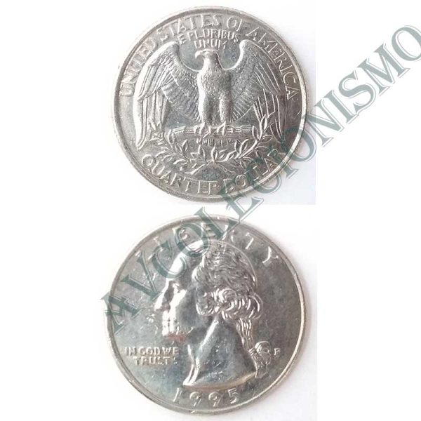 Moeda Estados Unidos da América - Km164a - Quarter Dólar - 1995P