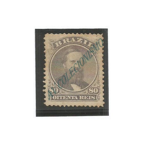 SR026N - 80 Reis - Dom Pedro ll - 1866 - Império