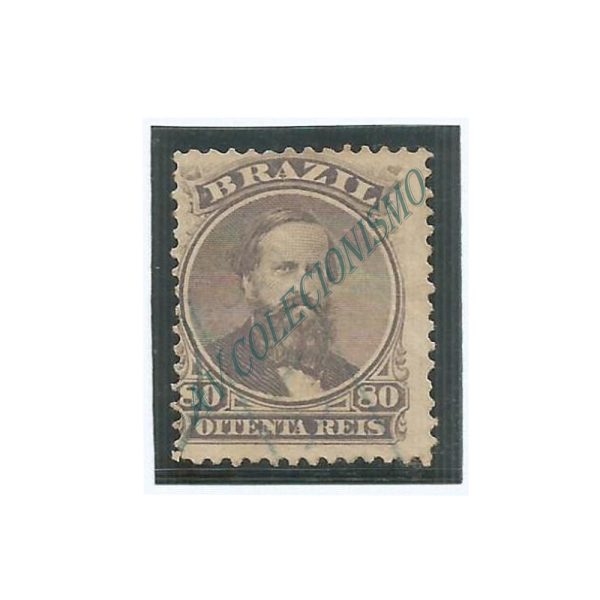 SR026U - 80 Reis - Dom Pedro ll - 1866 - Império