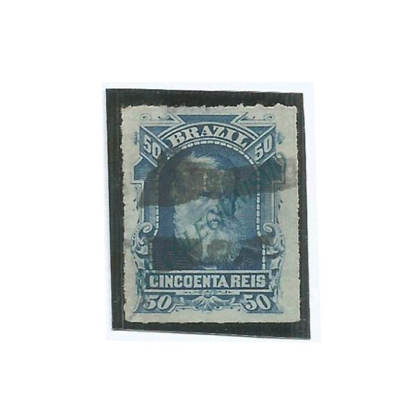 SR039U - 50 Reis - Dom Pedro ll - PERCÊ - Barba Branca - 1877/78 - Império