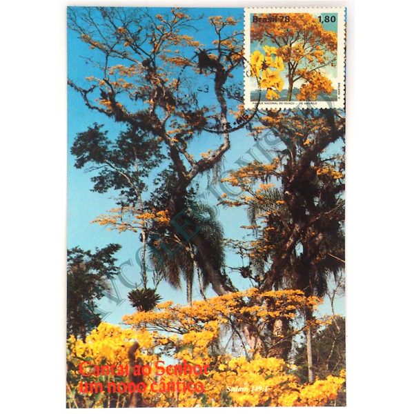 Cartão Postal - Coleção Pensamentos - IPÊ AMARELO - 1978