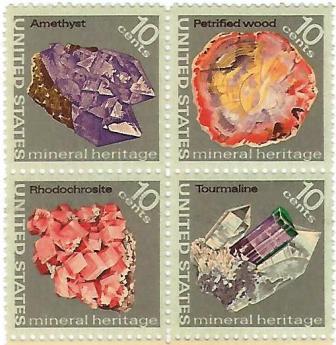 Estados Unidos - Minerais - Pedras Preciosas - NNN - EUA - 1025/28