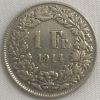 Moeda Suíça - Km024 - 1 Franco - 1914 - Prata - 5,00 Gr - 23,20 mm - Otima Peça