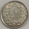 Moeda Suíça - Km024 - 1 Franco - 1939 - Prata - 5,00 Gr - 23,20 mm - Excelente Peça