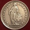 Moeda Suíça - Km024 - 1 Franco - 1946 - Prata - 5,00 Gr - 23,20 mm - Excelente Peça