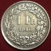 Moeda Suíça - Km024 - 1 Franco - 1946 - Prata - 5,00 Gr - 23,20 mm - Excelente Peça