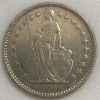 Moeda Suíça - Km021 - 2 Francos - 1920 - Prata - 10,00 Gr - 27,40 mm - Ótima Peça