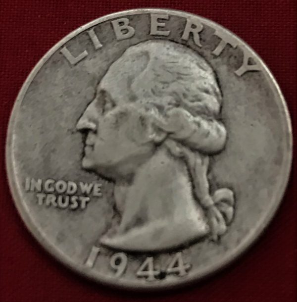 Moeda Estados Unidos da América - Km164 - Quarter Dólar - 1944 - Prata - 6,25 Gr - 24,30 mm - Excelente Peça
