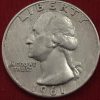 Moeda Estados Unidos da América - Km164 - Quarter Dólar - 1961 - Prata - 6,25 Gr - 24,30 mm - Excelente Peça