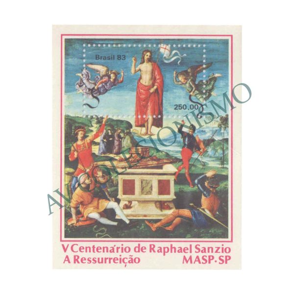 B056 - V Centenário do pintor italiano Raphael Sanzio - 1983 - MINT