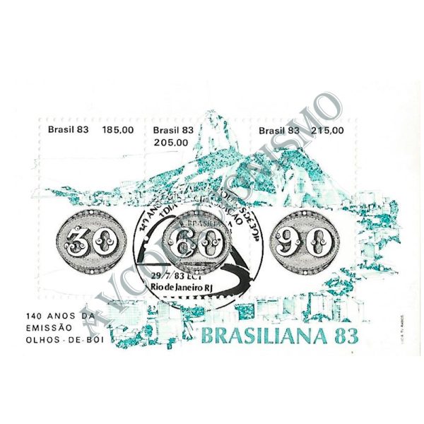 B057 CBC - Bloco 140 anos da emissão "olhos-de-boi" - 1983