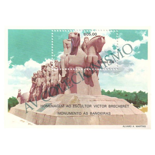 B065 - Homenagem ao Escultor Victor Brecheret - 1984 - MINT
