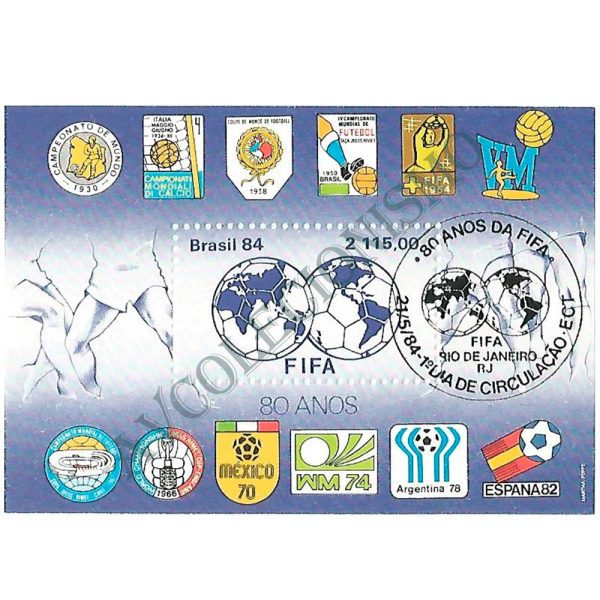 B067 CBC - Bloco 80 Anos FIFA - 1984