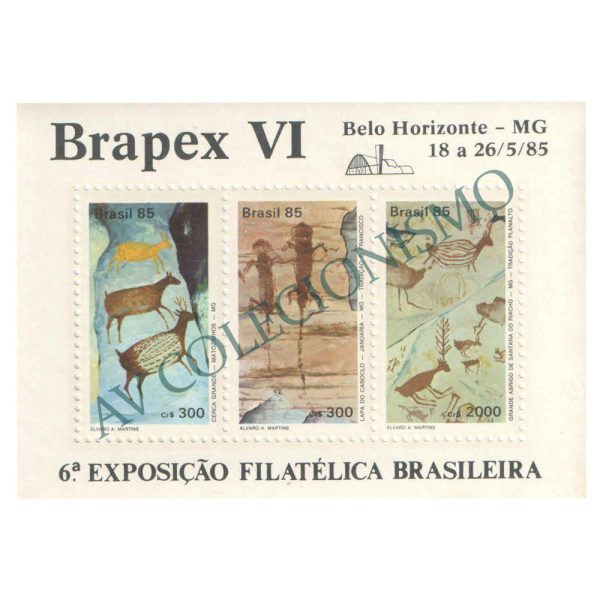B069 - Brapex VI - Exposição Filatélica - 1985 - MINT