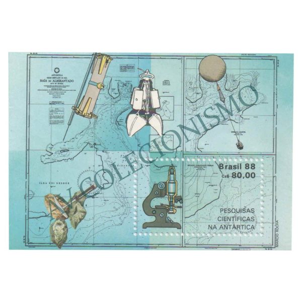 B074 - Pesquisas Científicas na Antártica - 1988 - MINT