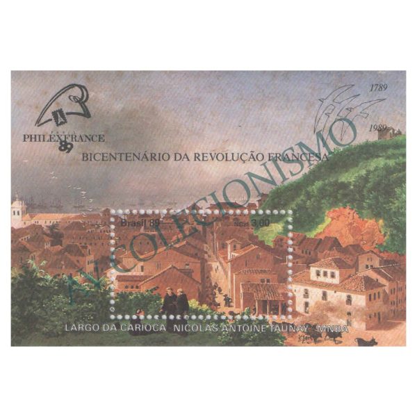 B080 - PHILEXFRANCE 89 - Bicentenário da Revolução Francesa - 1989 - MINT