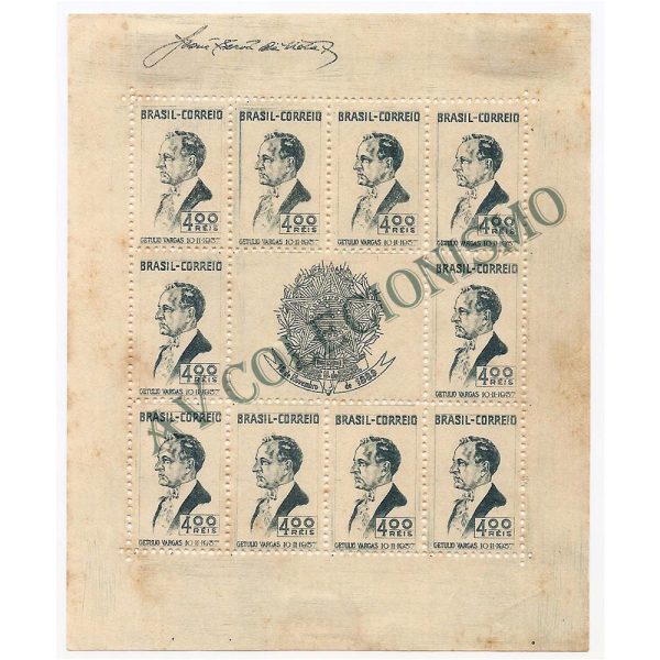 B003VI - Primeiro Aniversario do Estado Novo - 1939 - Tipo 6