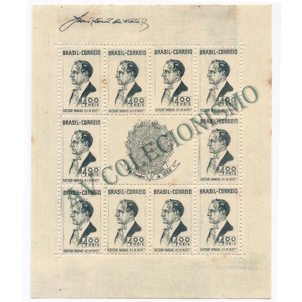 B003IX - Primeiro Aniversario do Estado Novo - 1939 - Tipo 9