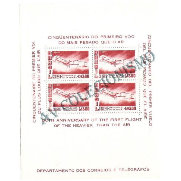 B013 - Santos Dumont - 1956 - MINT