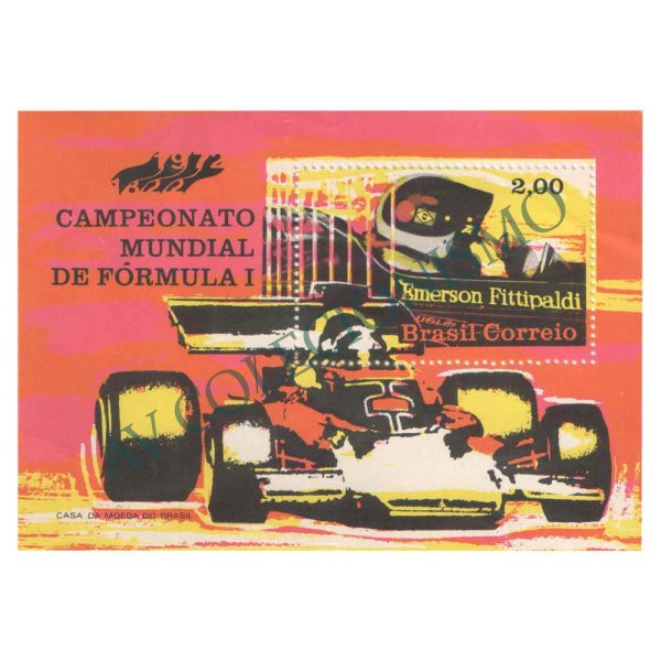B033 - Campeão Mundial de Fórmula 1 Emerson Fittipaldi - 1972 - MINT