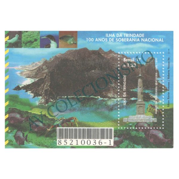 B108 - Ilha da Trindade - 100 anos de soberania - 1997 - MINT