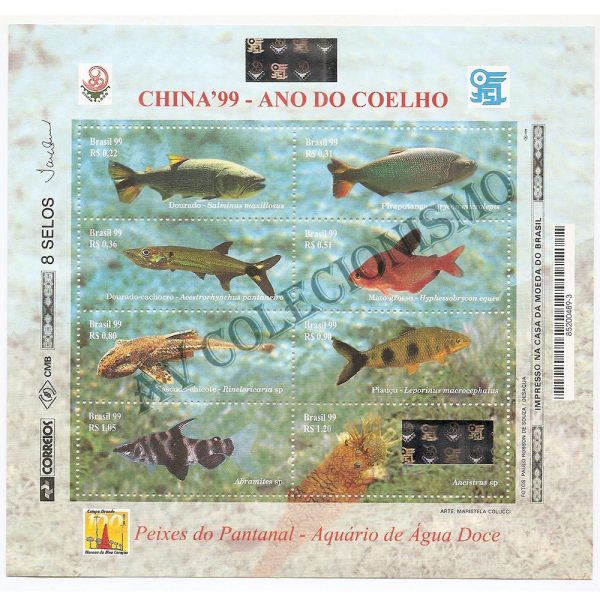 B113 - China 99  - Ano do Coelho - 1999 - MINT