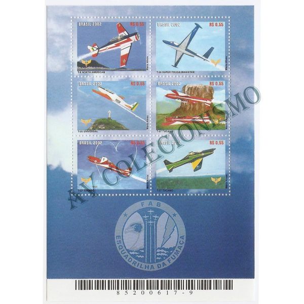 B124 - Esquadrilha da Fumaça - 2002 - MINT