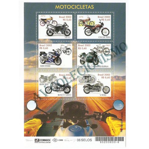 B129 - Motocicletas - 2002 - MINT
