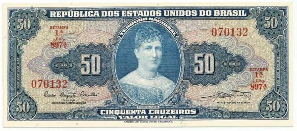 C028 - 50 Cruzeiros - 1961 - FE