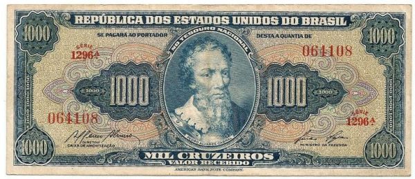 C053 - 1000 Cruzeiros - 1959 - MS