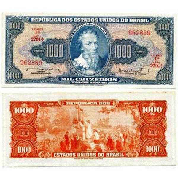 C055 - 1000 Cruzeiros - 1962 - FE