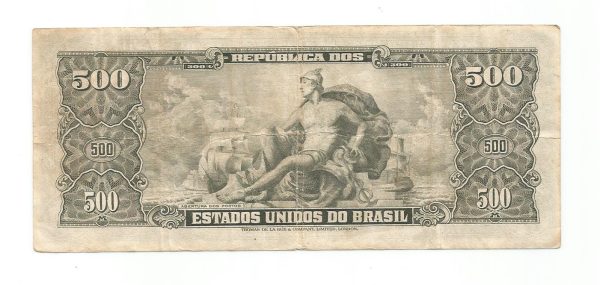 C099 - 500 Cruzeiros - 1948 - Autografada - MB