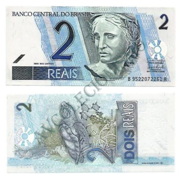 C259 - Cédula Brasil - 2 Reais - 2008 - FE