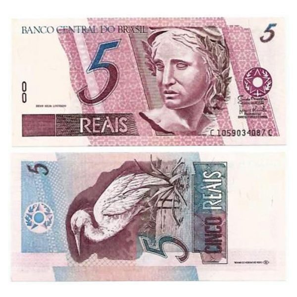 C278 - Cédula Brasil - 5 Reais - 2009 - FE
