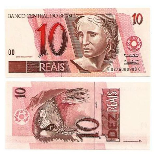C293 - Cédula Brasil - 10 Reais - 1999 - FE