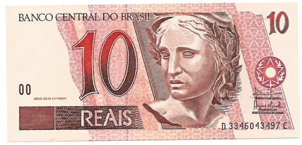 C296 - Cédula Brasil - 10 Reais - 2003 - FE