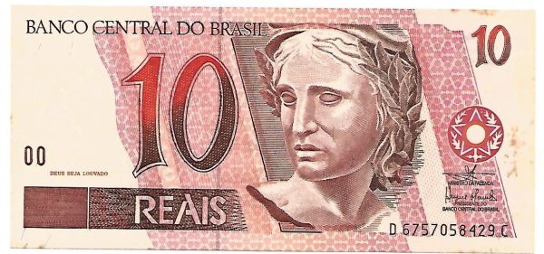 C297 - Cédula Brasil - 10 Reais - 2006 - SF